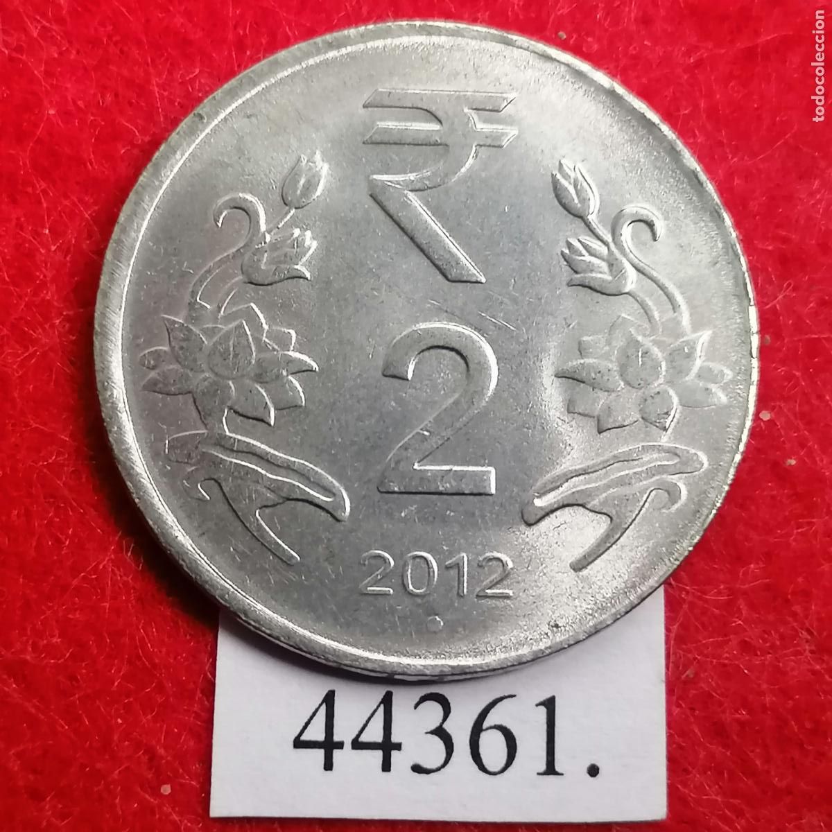 Monedas antiguas de Asia: India 2 rupias 2012 Noida - Foto 1