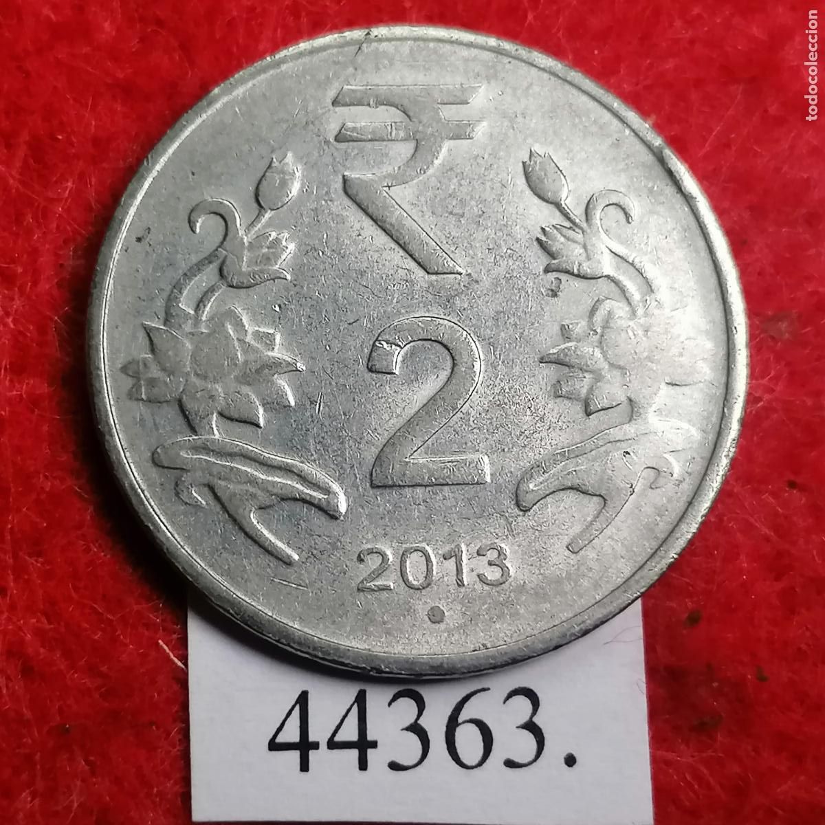 Monedas antiguas de Asia: India 2 rupias 2013 Noida - Foto 1
