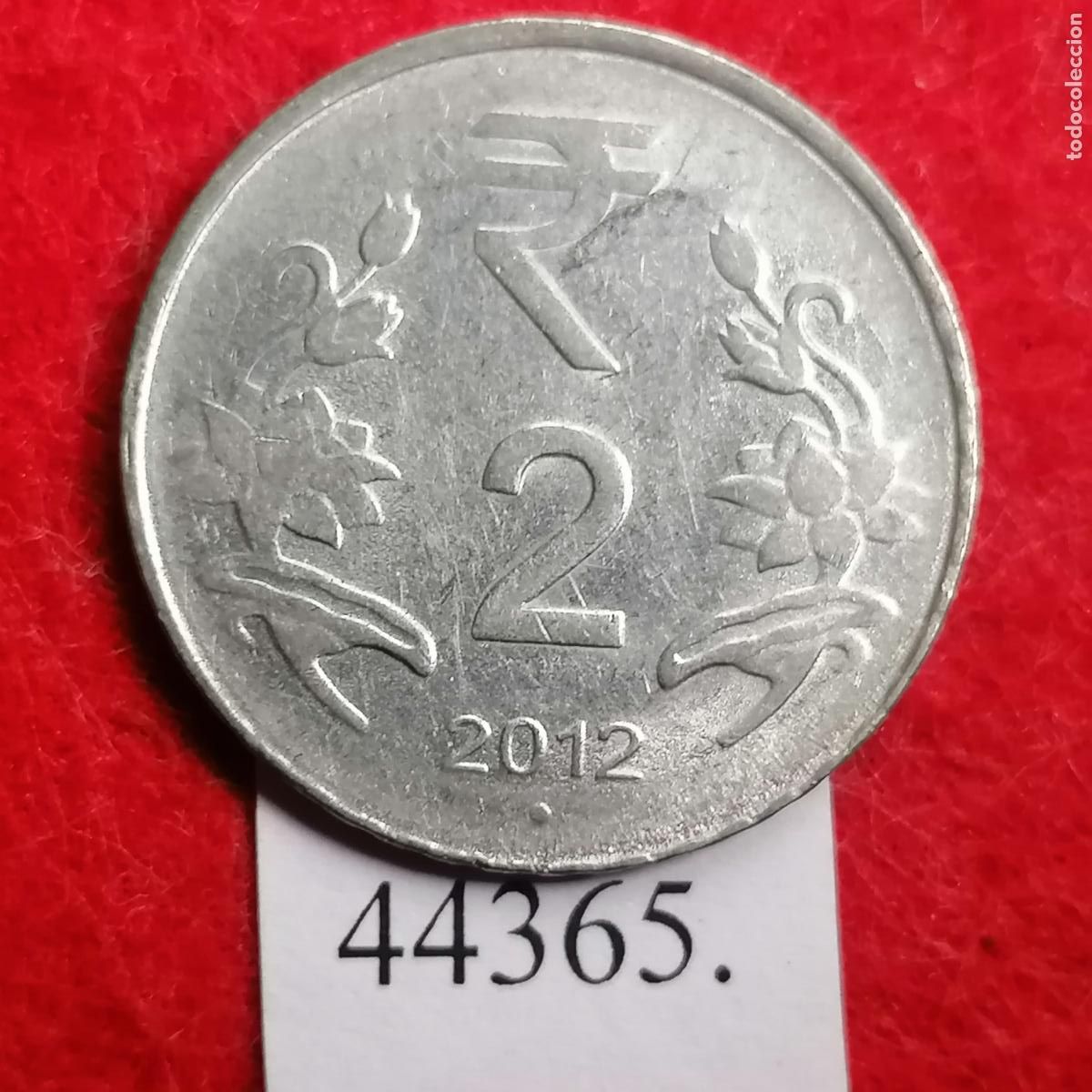 Monedas antiguas de Asia: India 2 rupias 2012 Noida - Foto 1
