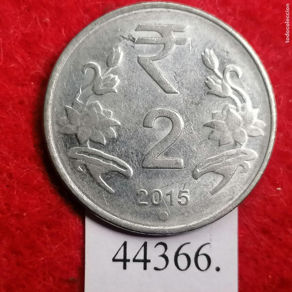 Monedas antiguas de Asia: India 2 rupias 2015 Noida - Foto 1