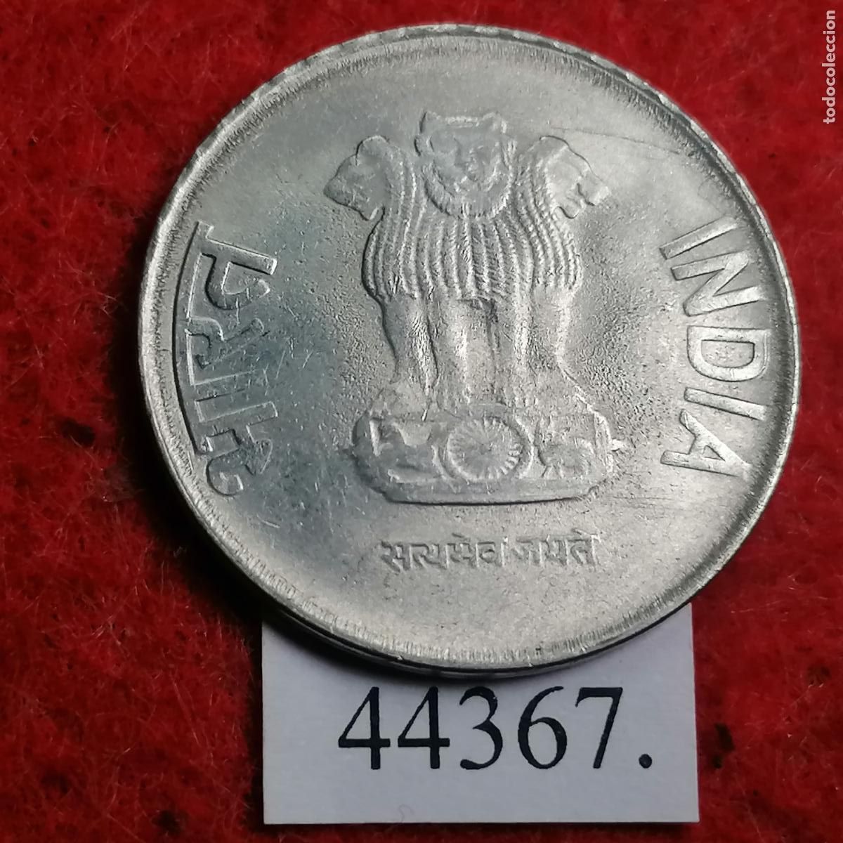 Monedas antiguas de Asia: India 2 rupias 2011 Noida - Foto 1