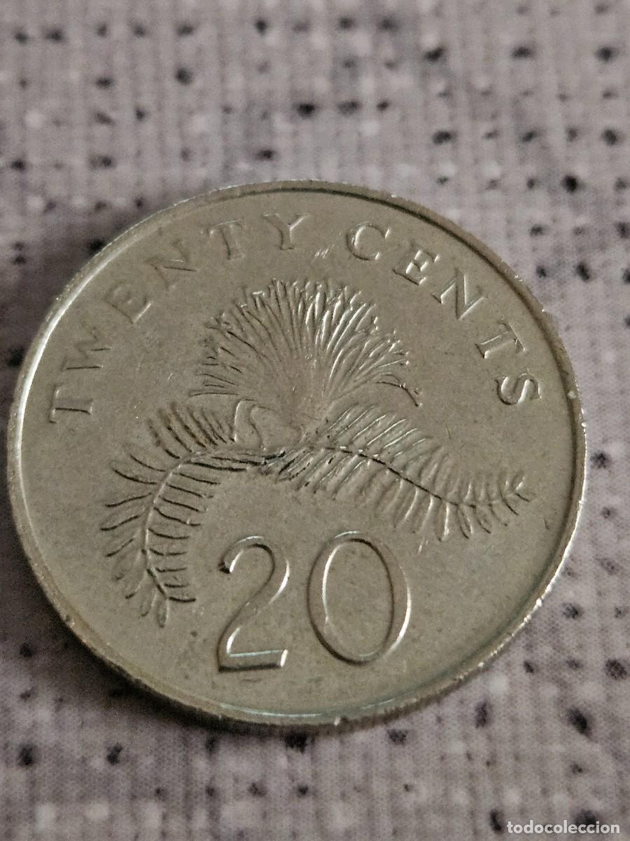 Monedas antiguas de Asia: Moneda 20 Centavos De Singapur 2010. - Foto 4