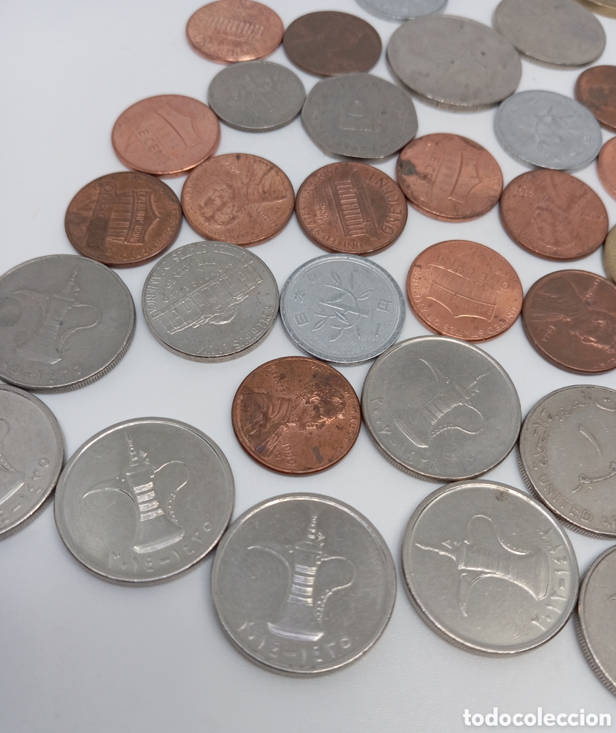 Monedas antiguas de Asia: Internacional, lote de 38 monedas - Foto 2