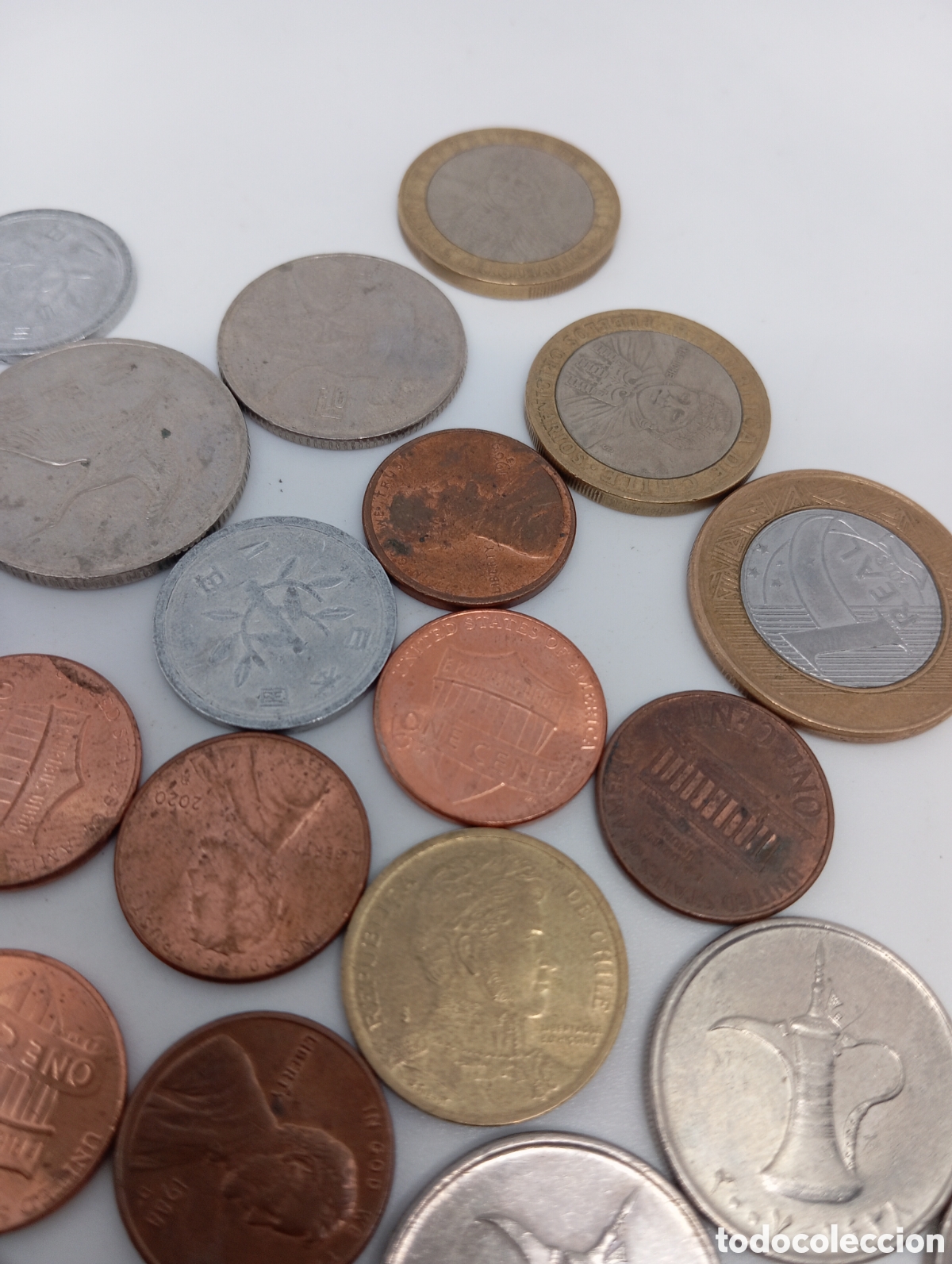 Monedas antiguas de Asia: Internacional, lote de 38 monedas - Foto 3