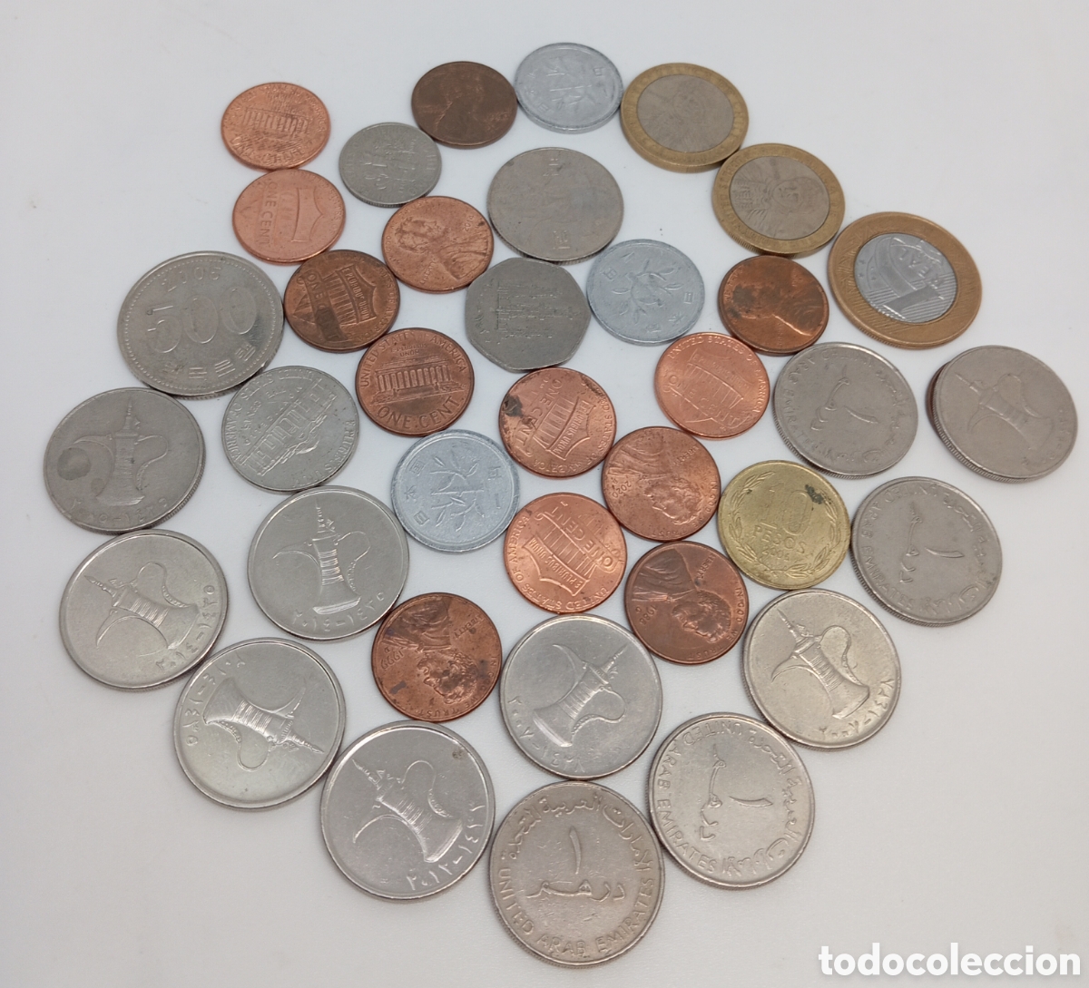 Monedas antiguas de Asia: Internacional, lote de 38 monedas - Foto 6