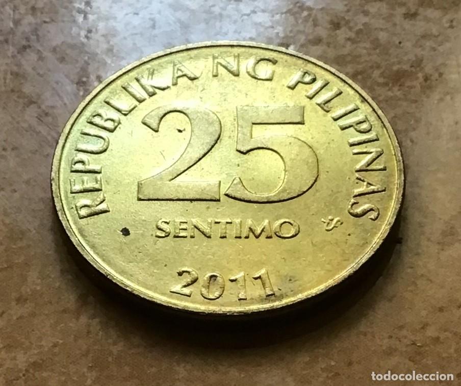 Monedas antiguas de Asia: 25 sentimo de Filipinas. A&ntilde;o 2011 - Foto 1