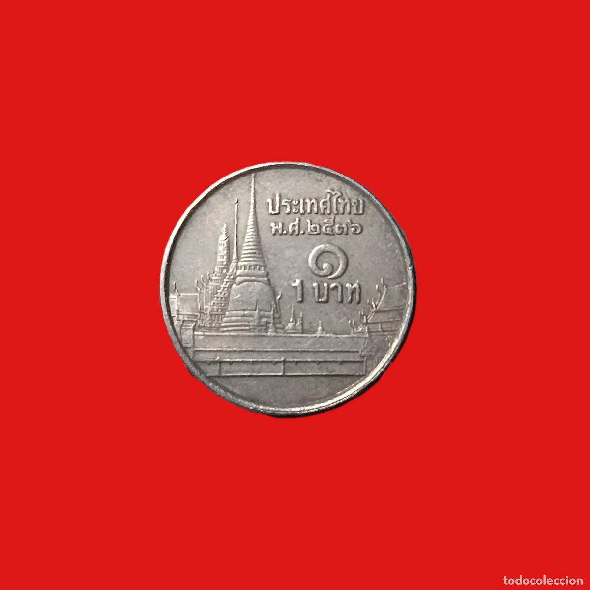 Monedas antiguas de Asia: Tailandia 1 Bath 1993 (1689) - Foto 2