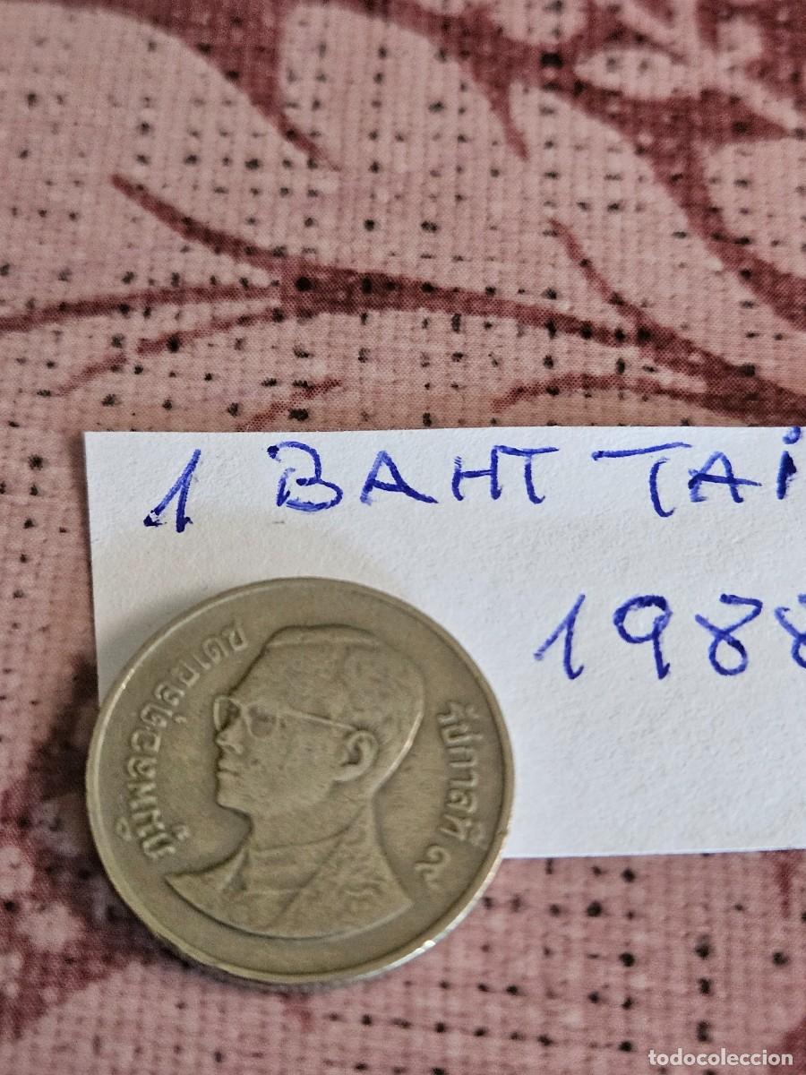Monedas antiguas de Asia: Moneda 1 Bath De Tailandia Del A&ntilde;o 1998. - Foto 2