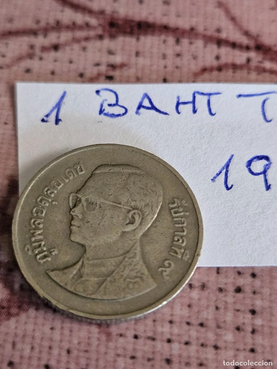 Monedas antiguas de Asia: Moneda 1 Bath De Tailandia Del A&ntilde;o 1998. - Foto 3