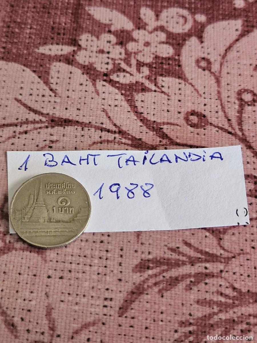 Monedas antiguas de Asia: Moneda 1 Bath De Tailandia Del A&ntilde;o 1998. - Foto 4