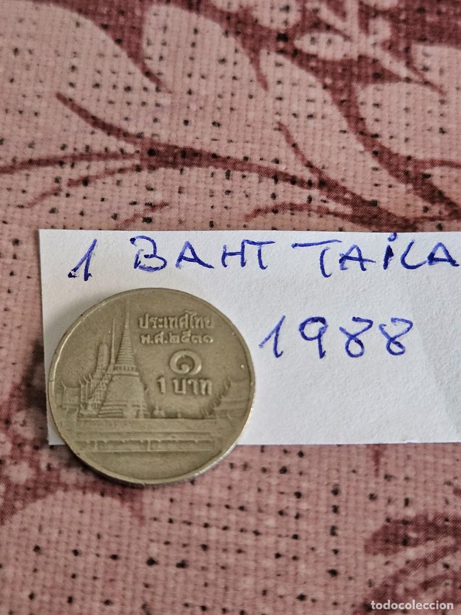 Monedas antiguas de Asia: Moneda 1 Bath De Tailandia Del A&ntilde;o 1998. - Foto 5