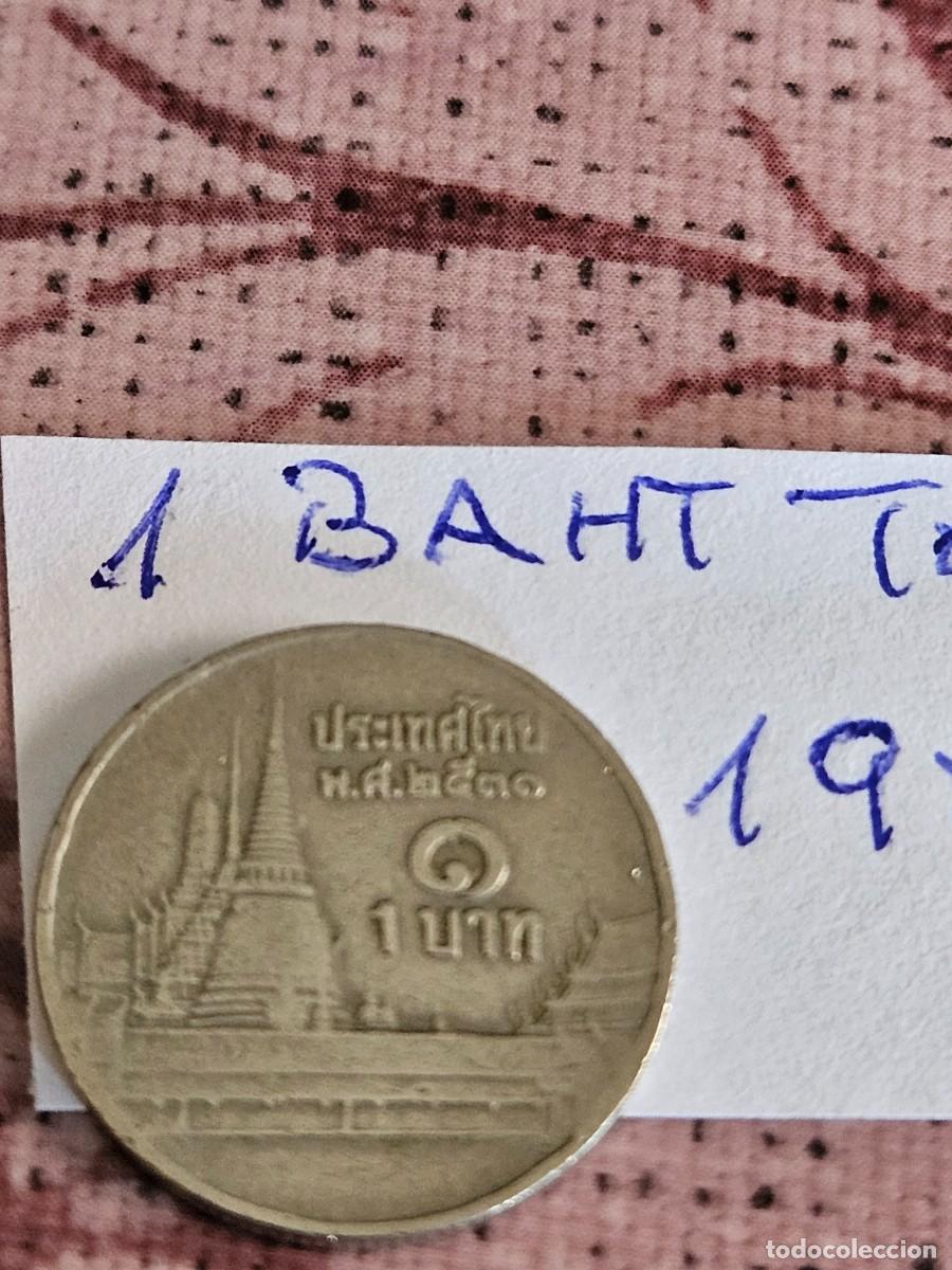Monedas antiguas de Asia: Moneda 1 Bath De Tailandia Del A&ntilde;o 1998. - Foto 6