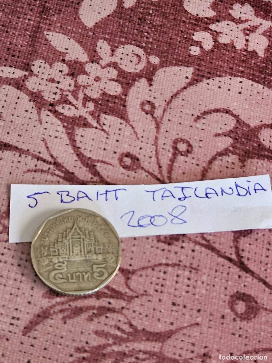 Monedas antiguas de Asia: Moneda 5 Bath De Tailandia Del A&ntilde;o 2008. - Foto 4