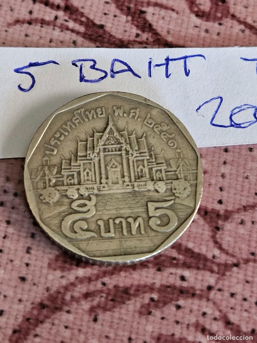 Monedas antiguas de Asia: Moneda 5 Bath De Tailandia Del A&ntilde;o 2008. - Foto 5