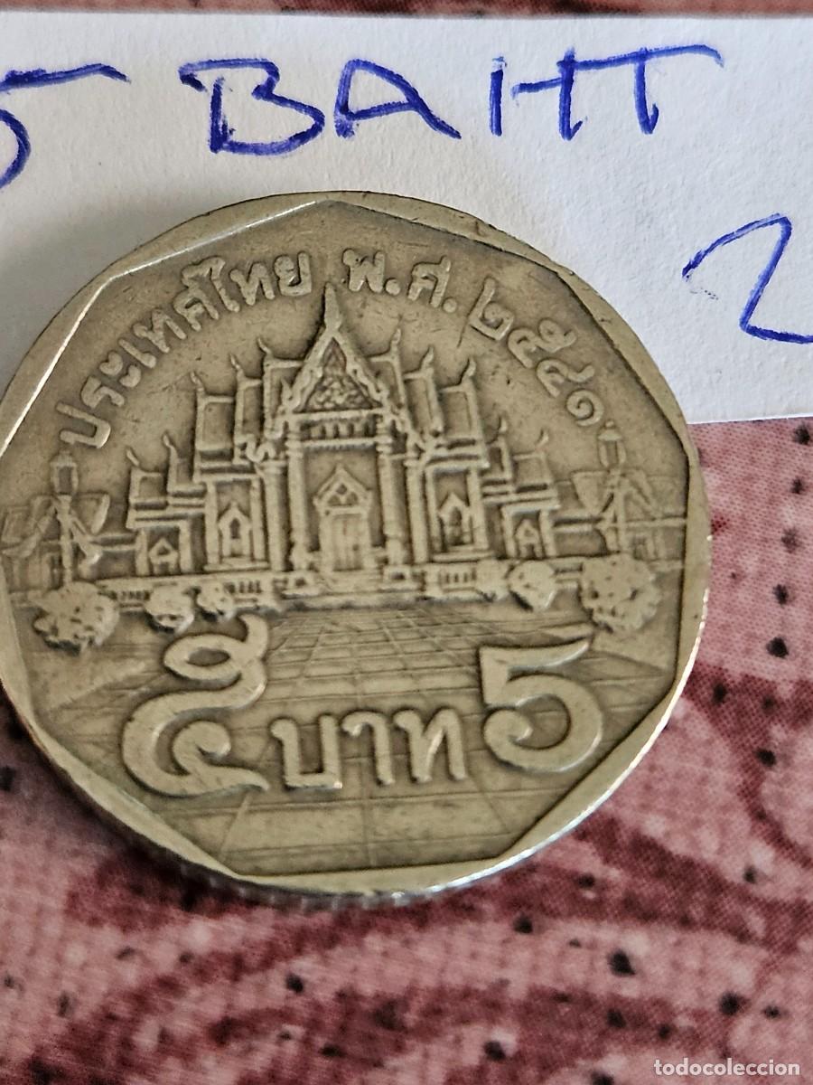 Monedas antiguas de Asia: Moneda 5 Bath De Tailandia Del A&ntilde;o 2008. - Foto 6
