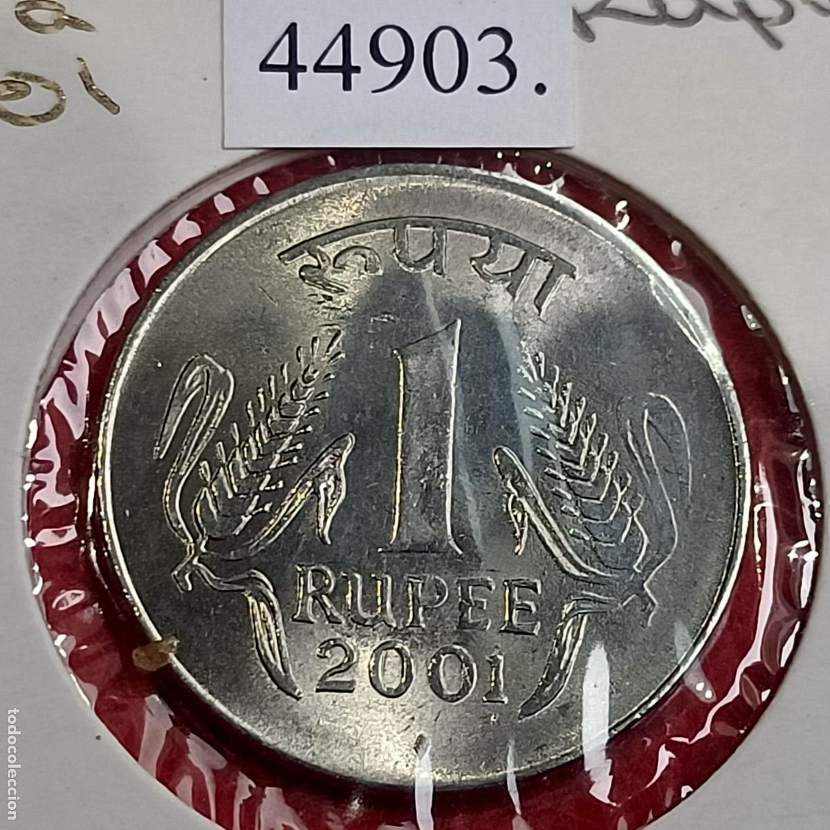 Monedas antiguas de Asia: India 1 rupia 2001 B - Foto 1