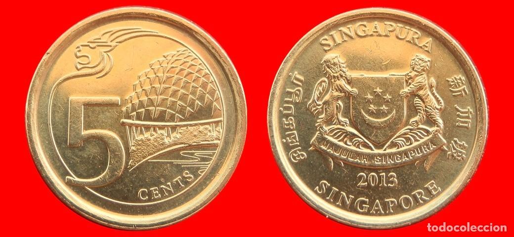Monedas antiguas de Asia: 5 CENTAVOS 2013 SINGAPUR-133598 - Foto 1