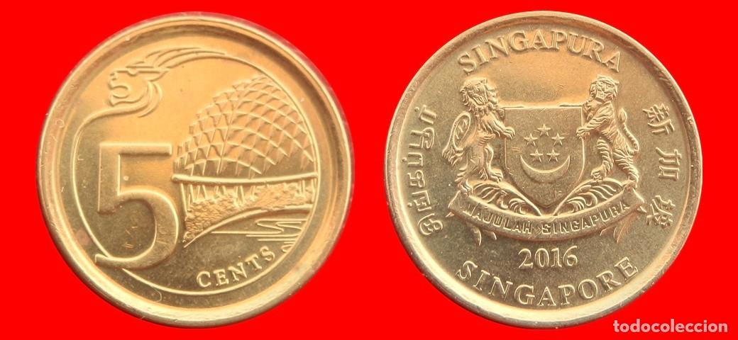 Monedas antiguas de Asia: 5 CENTAVOS 2016 SINGAPUR-133601 - Foto 1