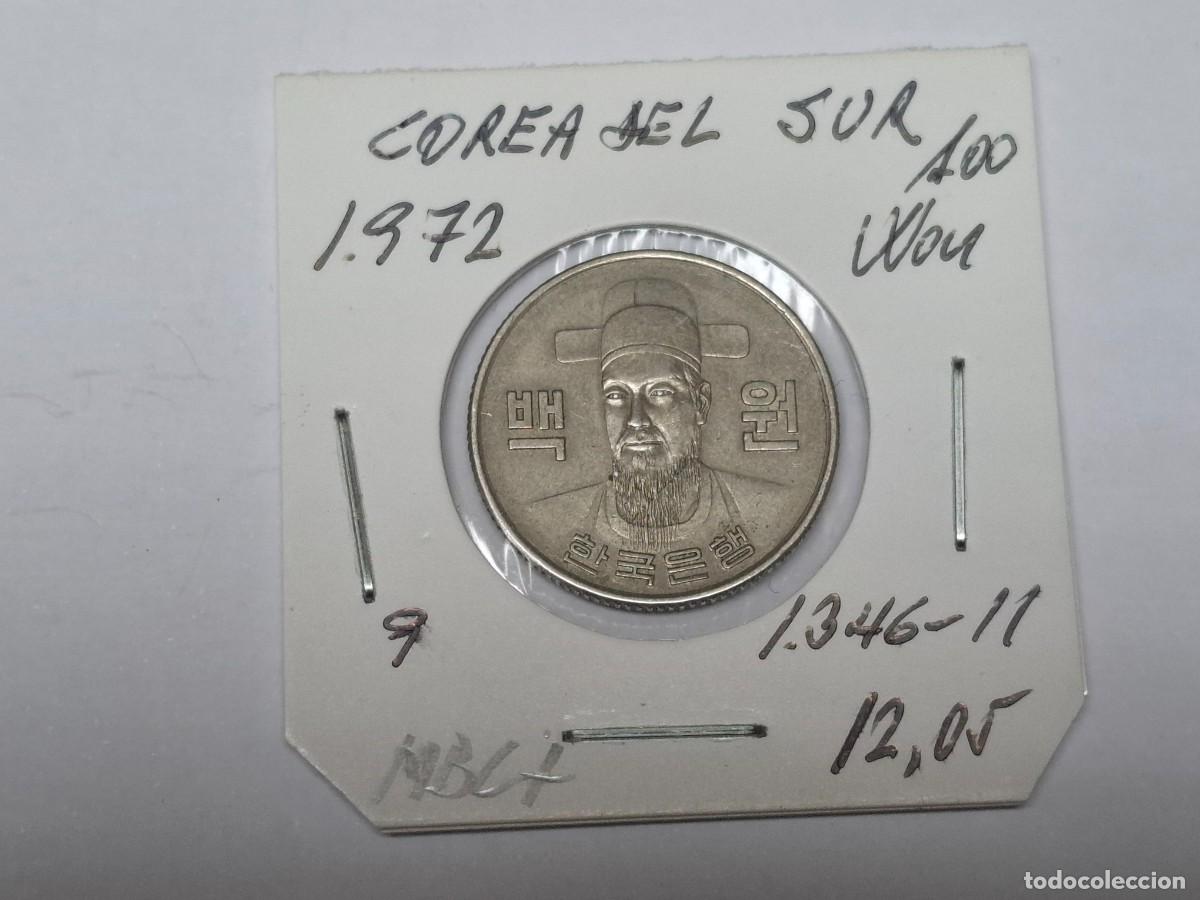 Monedas antiguas de Asia: 100 WON de 1972 KM 9 COREA DEL SUR en MBC+ - Foto 1