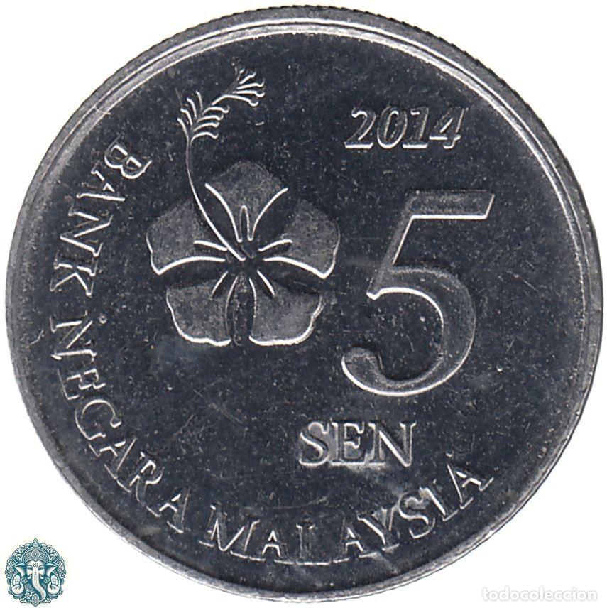 Monedas antiguas de Asia: MALASIA 5 Sen 2014 KM#201 - Foto 2
