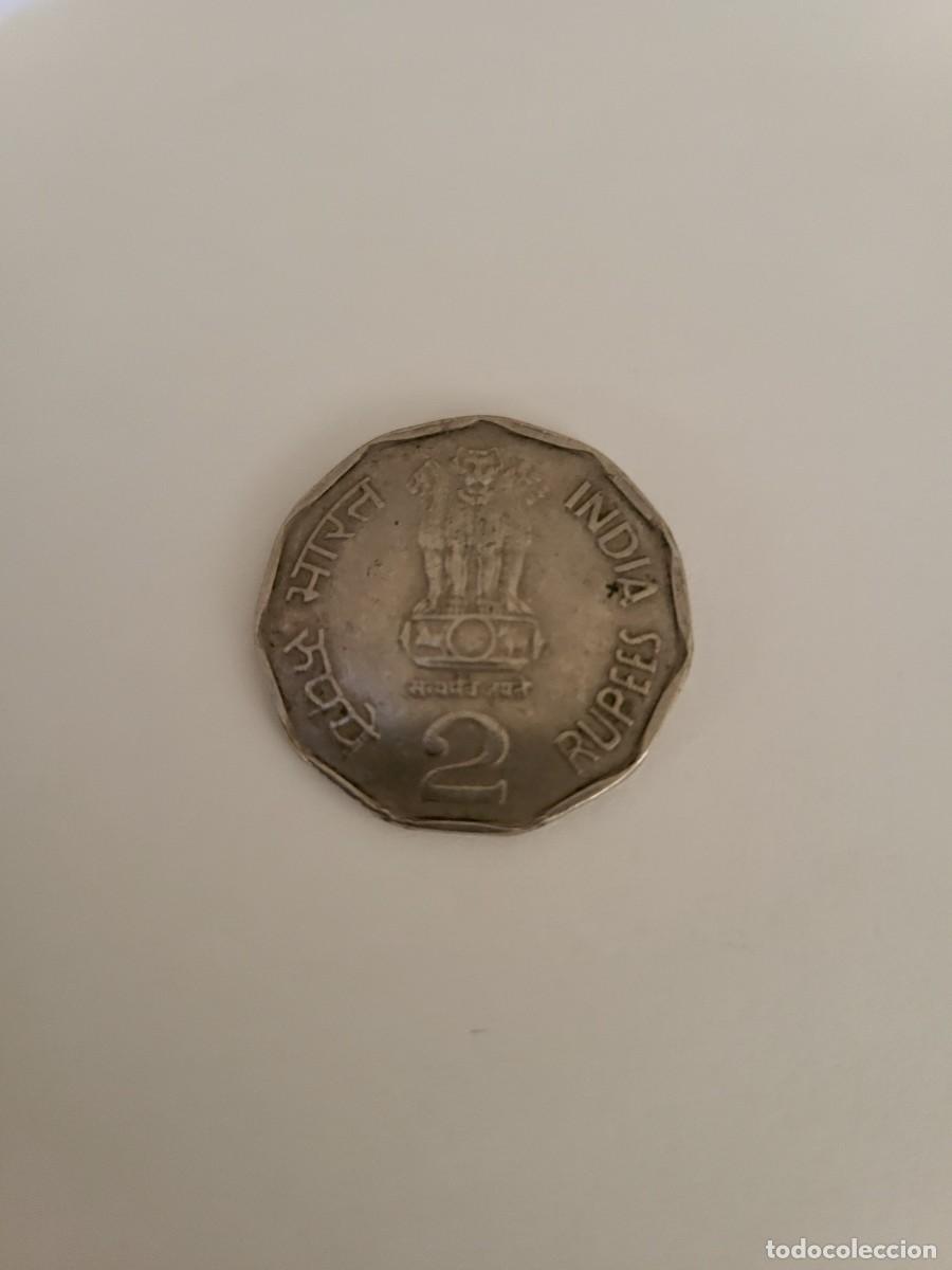 Monedas antiguas de Asia: 2 RUPIES DE LA INDIA - Foto 1