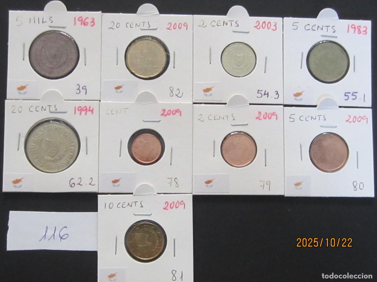 Monedas antiguas de Asia: CHIPRE REPUBLICA - L 116 - Foto 1