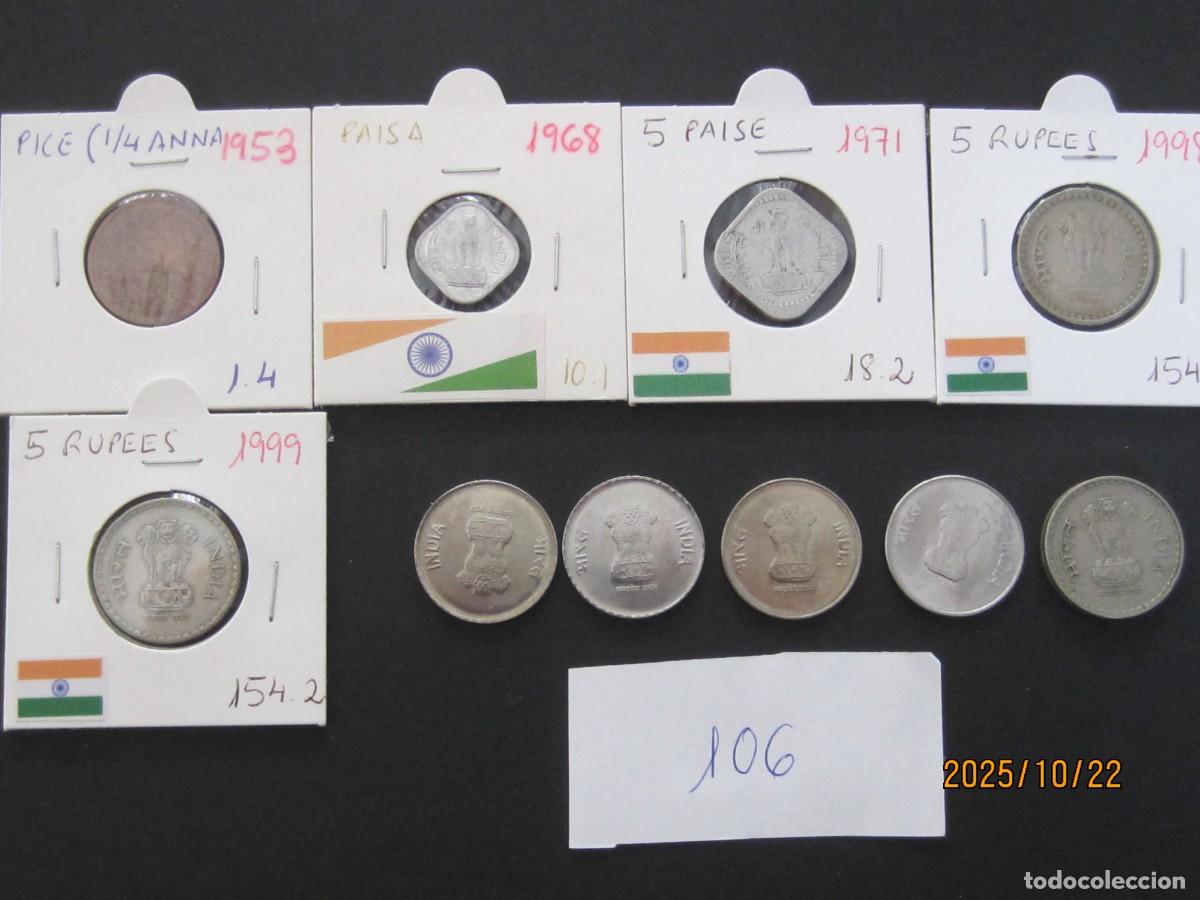 Monedas antiguas de Asia: INDIA REPUBLICA - 106 - Foto 1