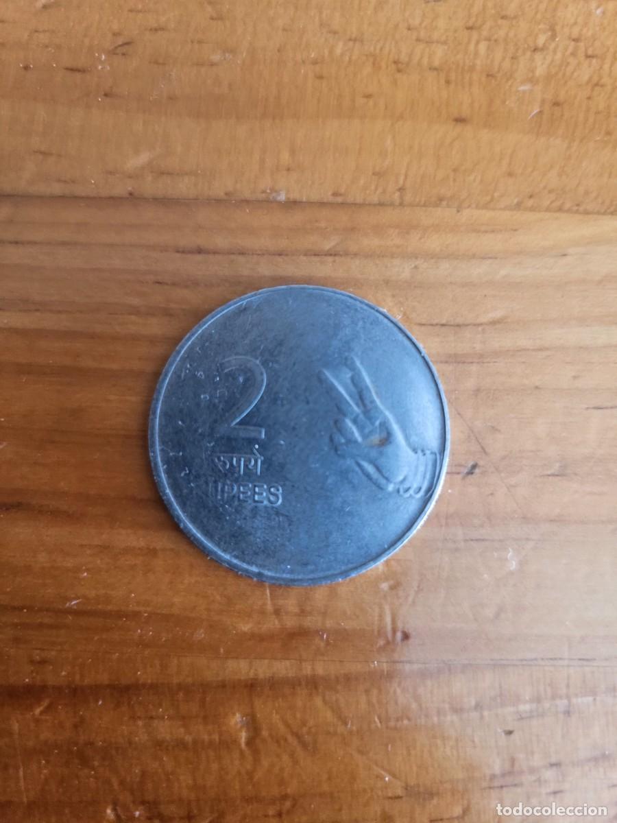 Monedas antiguas de Asia: 2 RUPIEES DE LA INDIA - Foto 1