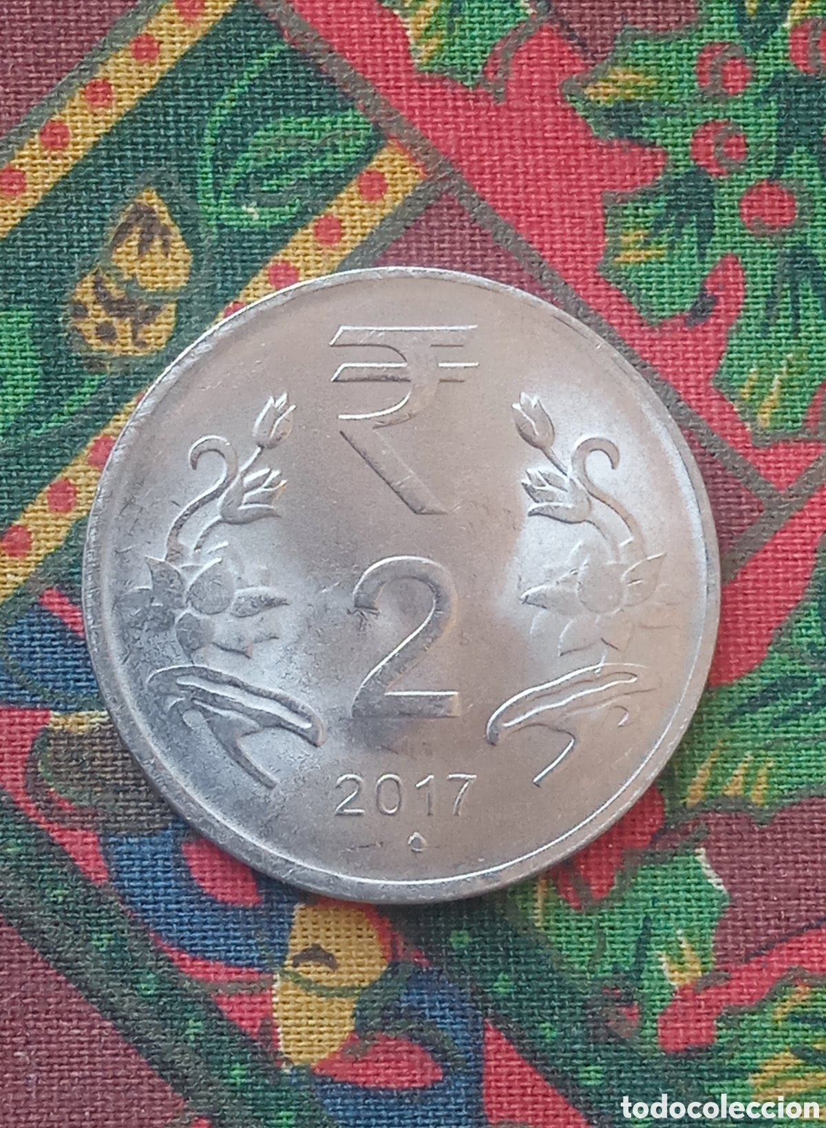 Monedas antiguas de Asia: Moneda 2 Rupias India 2017 FDC - Foto 2