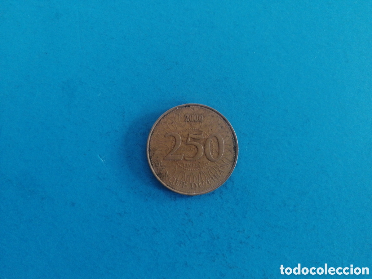Monedas antiguas de Asia: 250 libras de L&iacute;bano 2000 - Foto 1