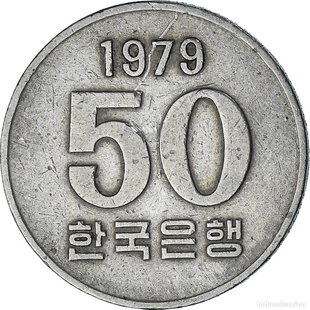 Monedas antiguas de Asia: [#1376260] COREA DEL SUR, 50 Won, 1979 - Foto 2