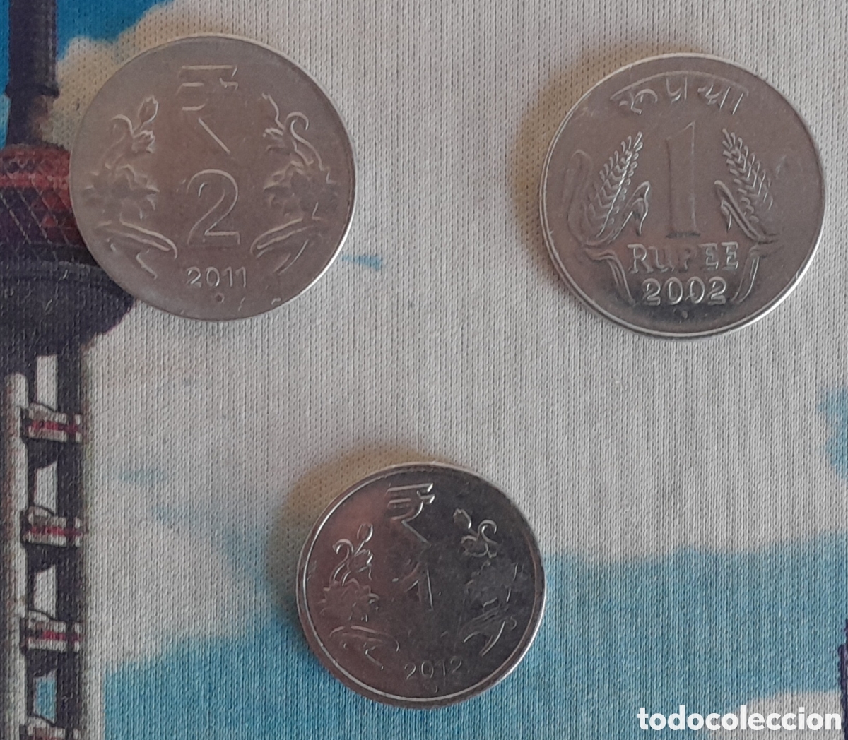 Monedas antiguas de Asia: MONEDAS DE NEPAL + INDIA - Foto 4