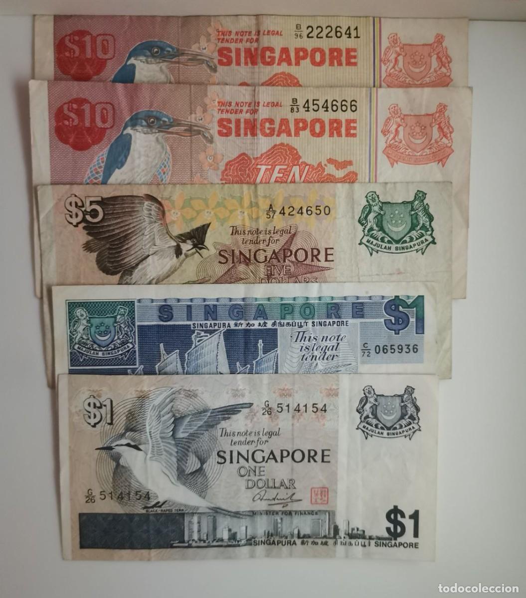 Monedas antiguas de Asia: SINGAPUR - 5 BILLETES - Foto 1