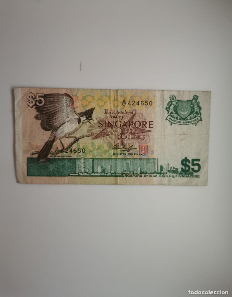 Monedas antiguas de Asia: SINGAPUR - 5 BILLETES - Foto 4