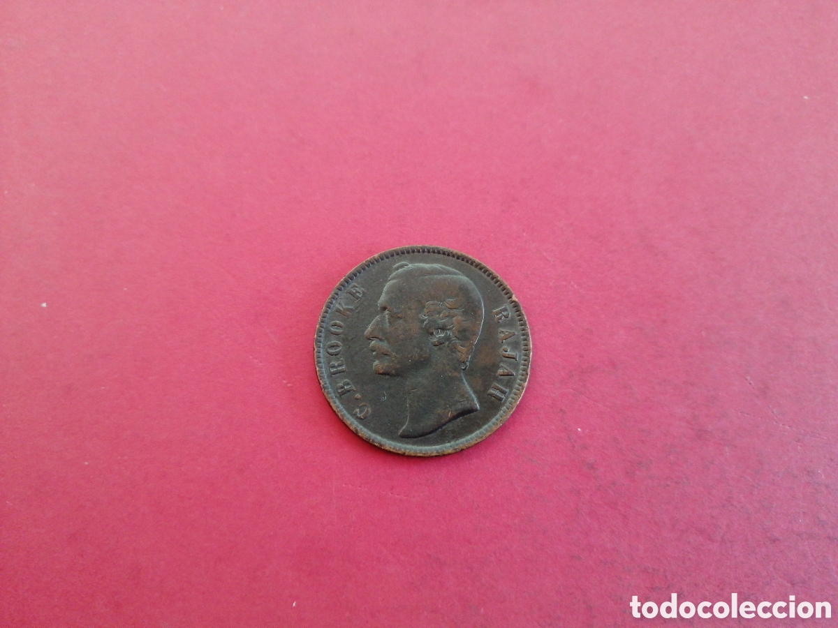 Monedas antiguas de Asia: 1 cent de Sarawak 1870 - Foto 1