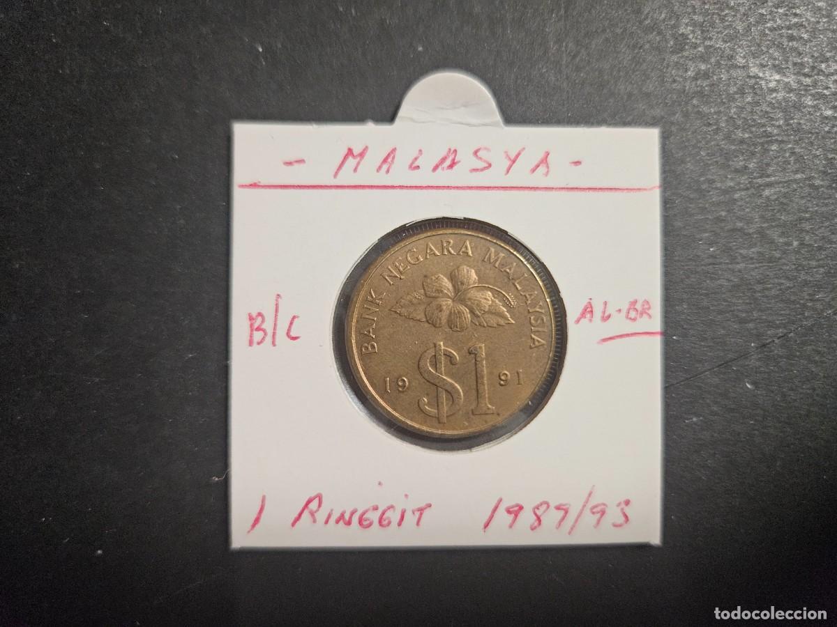 Monedas antiguas de Asia: MALASYA 1 RINGGIT 1991 BC KM=54 (ALUMINIO-BRONCE) - Foto 1