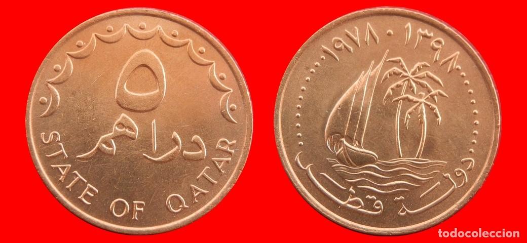 Monedas antiguas de Asia: 5 DIRHAMS 1978 SIN CIRCULAR QATAR-8476SC - Foto 1