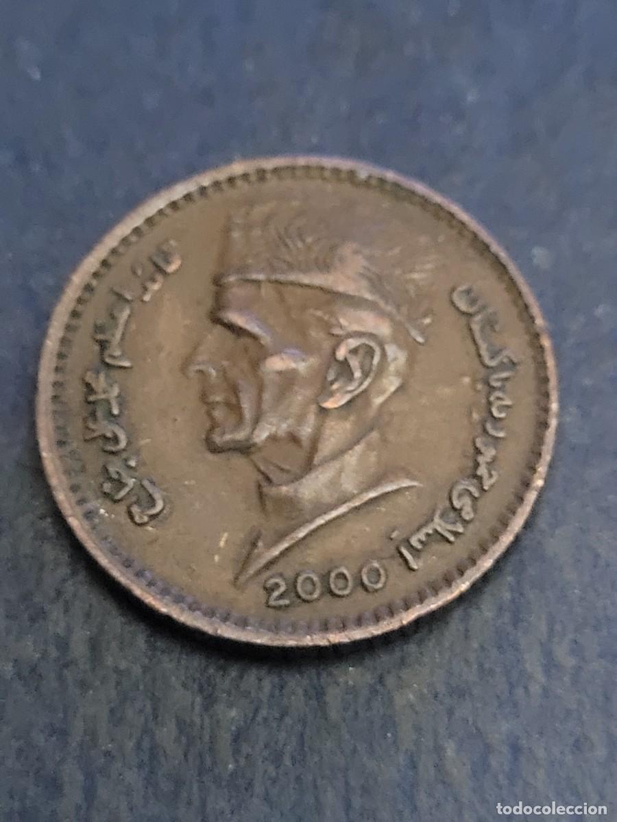 Monedas antiguas de Asia: Moneda 1 rupia 2000 Pakist&aacute;n - Foto 1