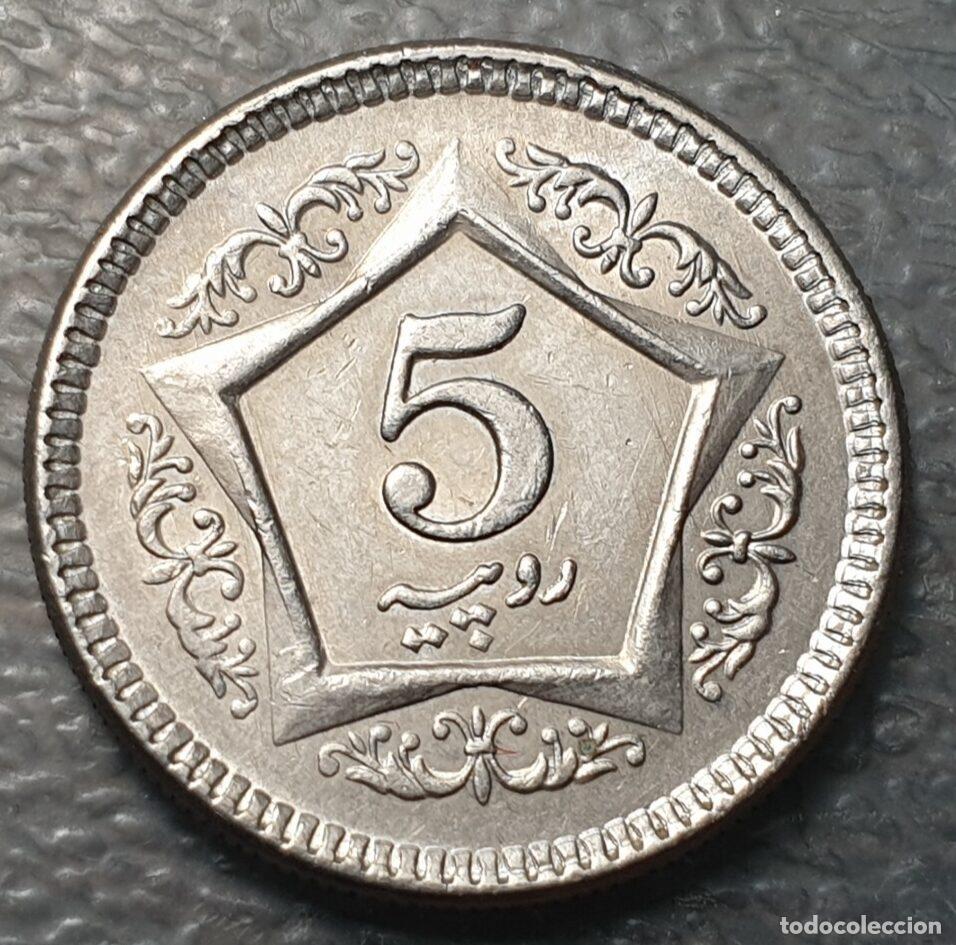 Monedas antiguas de Asia: PAKISTAN 5 RUPEES 2003 EBC - Foto 2