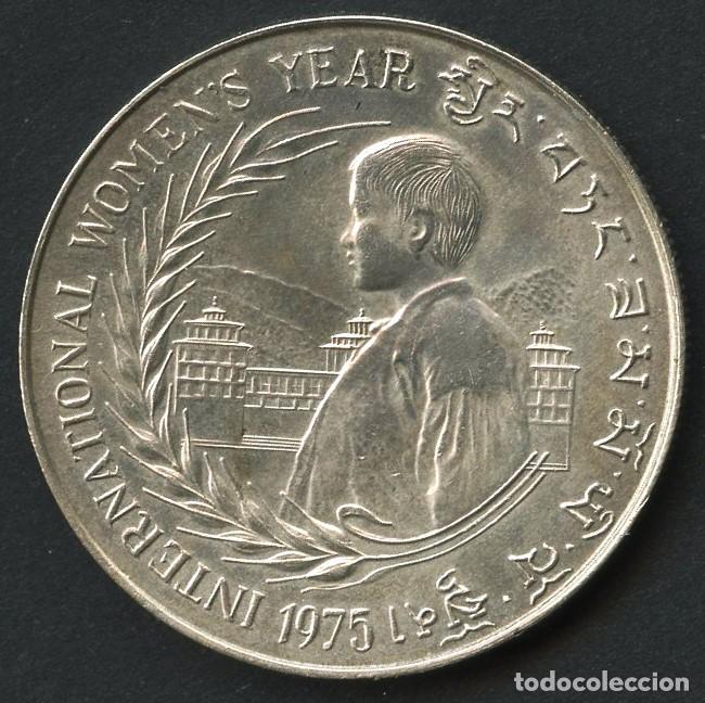 Monedas antiguas de Asia: BHUTAN, MONEDA DE PLATA, SERIES F.A.O., VALOR: 30 NGULTRUMS, 1975