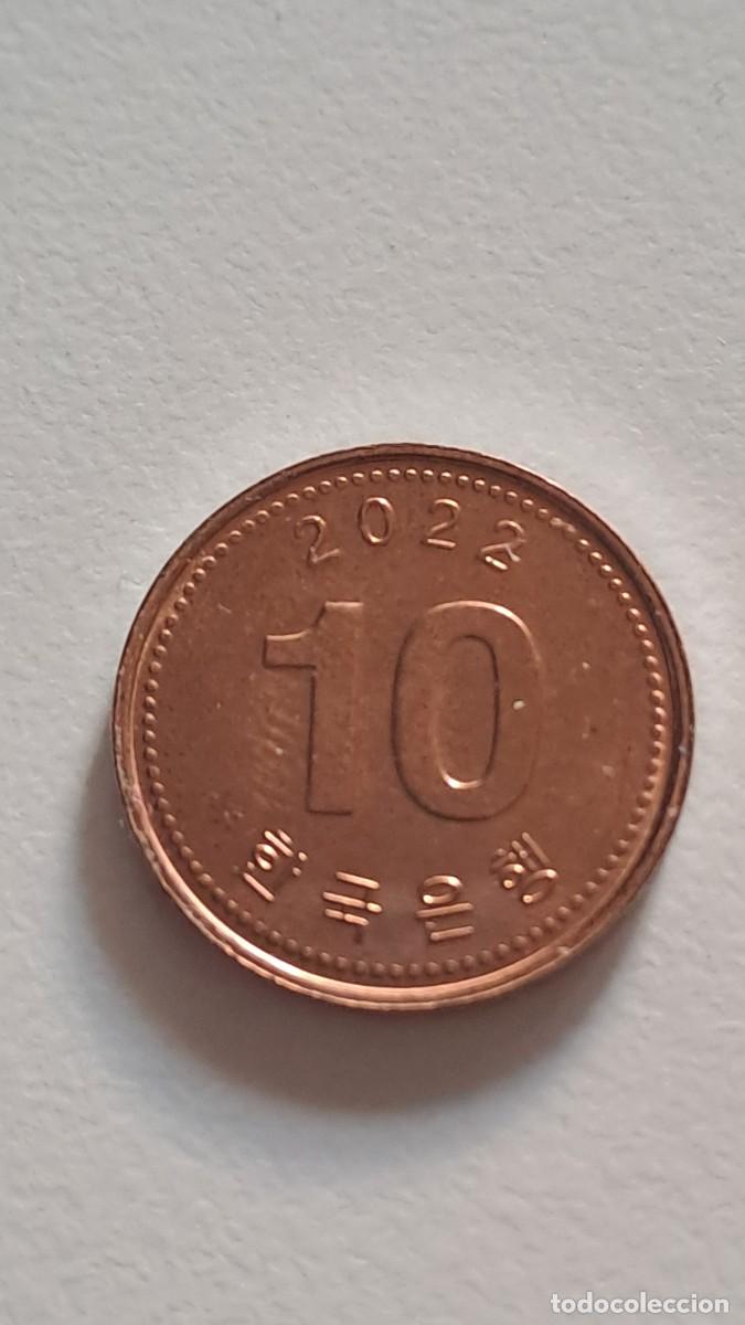 Monedas antiguas de Asia: MONEDA 10 WON COREA DEL SUR 2022 - Foto 2