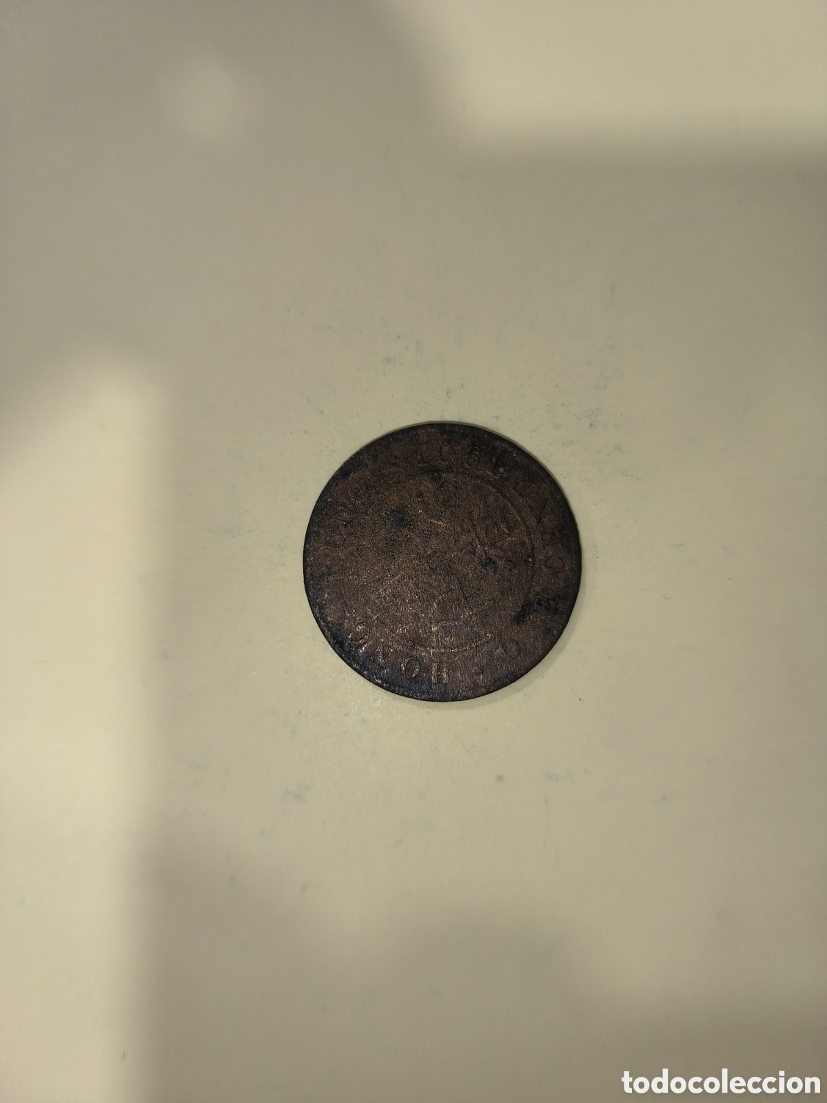 Monedas antiguas de Asia: 1 centimo hong kong 1923 - Foto 1