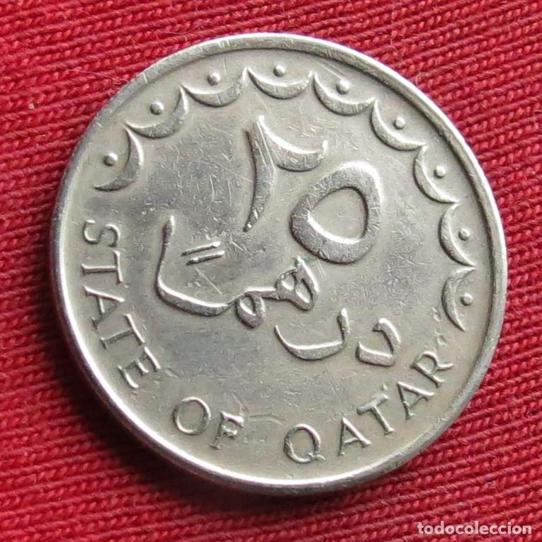 Monedas antiguas de Asia: Qatar Catar 25 dirhams 1973 - Foto 2