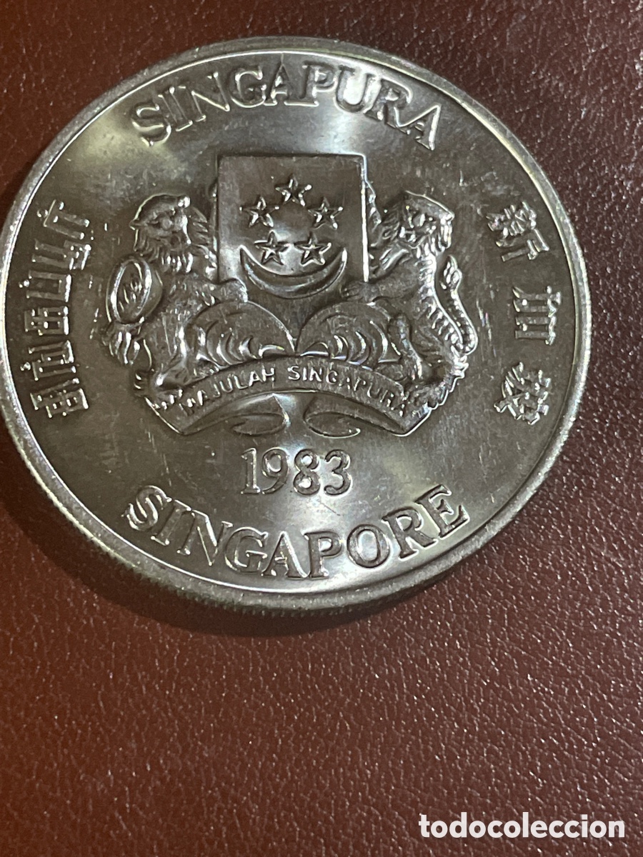 Monedas antiguas de Asia: Moneda Singapur a&ntilde;o 1983 - Foto 2