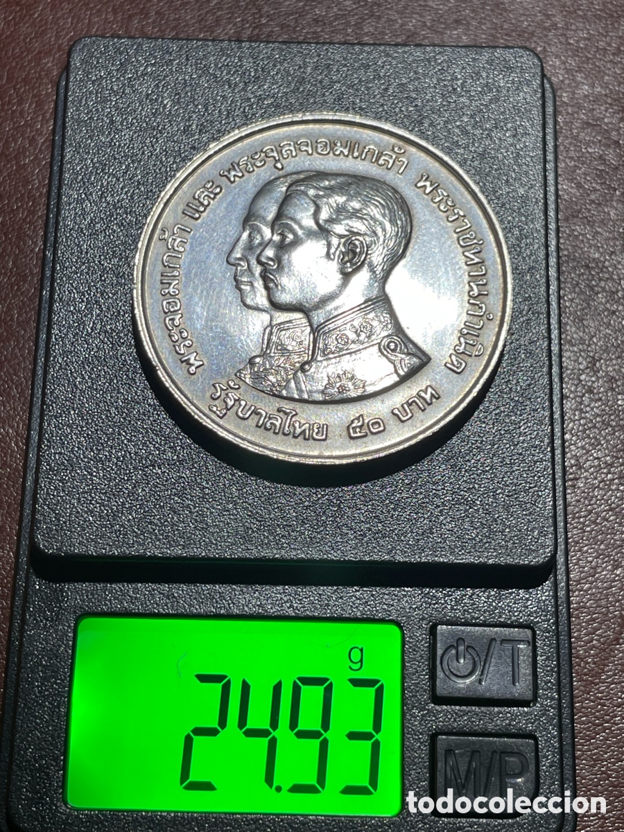 Monedas antiguas de Asia: Moneda PLATA Tailandia - Foto 3