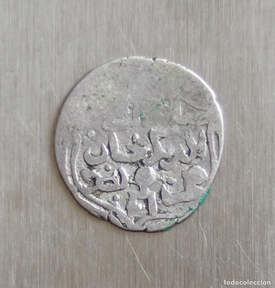 Monedas antiguas de Asia: DANG HORDA DORADA KAN UZBEG 720 A.H. (1320-1321). CECA QIRIM