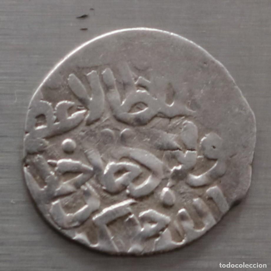 Monedas antiguas de Asia: DANG DE PLATA HORDA DORADA KAN PULAD 1407-1411. CECA XACITARXAN. RARA