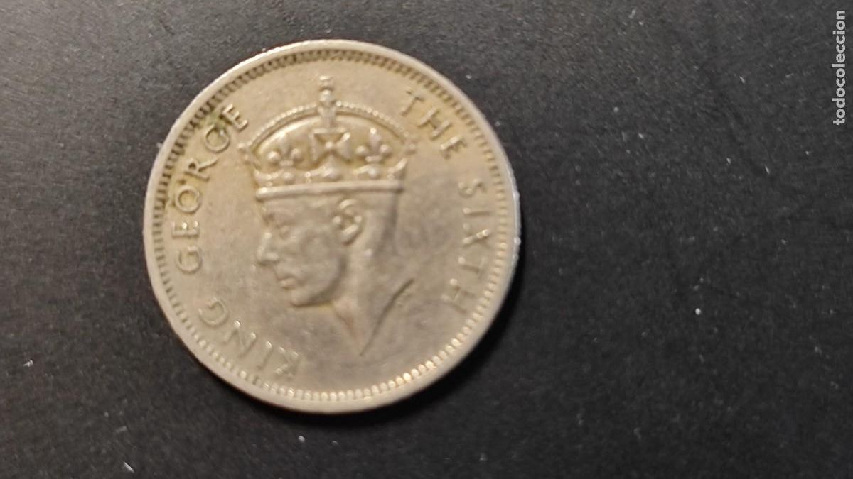 Monedas antiguas de Asia: MONEDA DE MALAYA 10 CENT 1950 JORGE VI BC - Foto 1