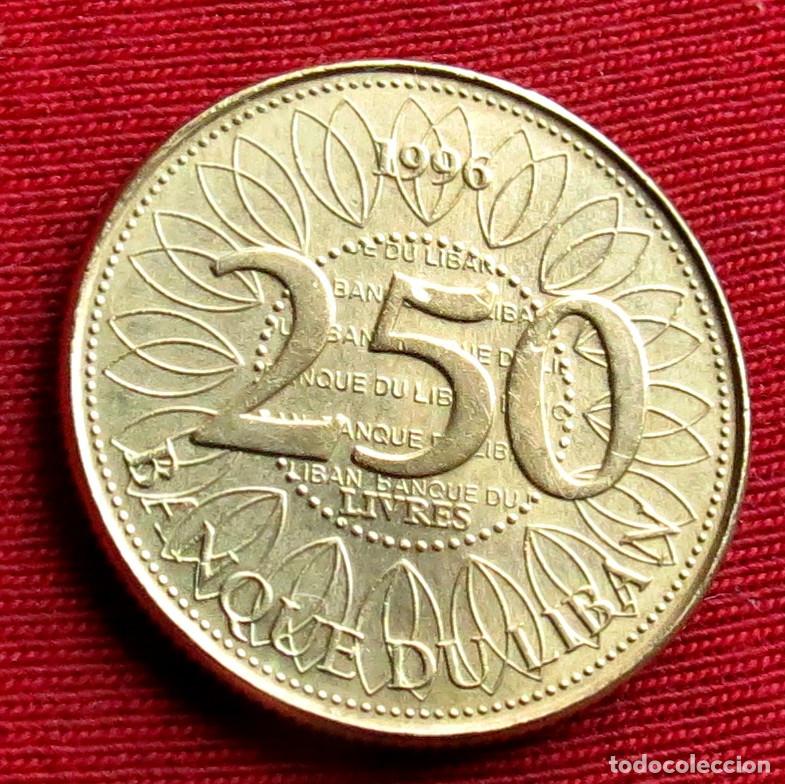 Monedas antiguas de Asia: Libano Lebanon 250 libra 1996 - Foto 1