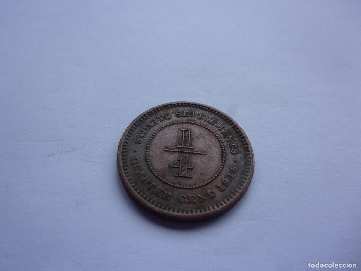 Monedas antiguas de Asia: Straits Settlements 1/4 cent 1916 37ds26 - Foto 6